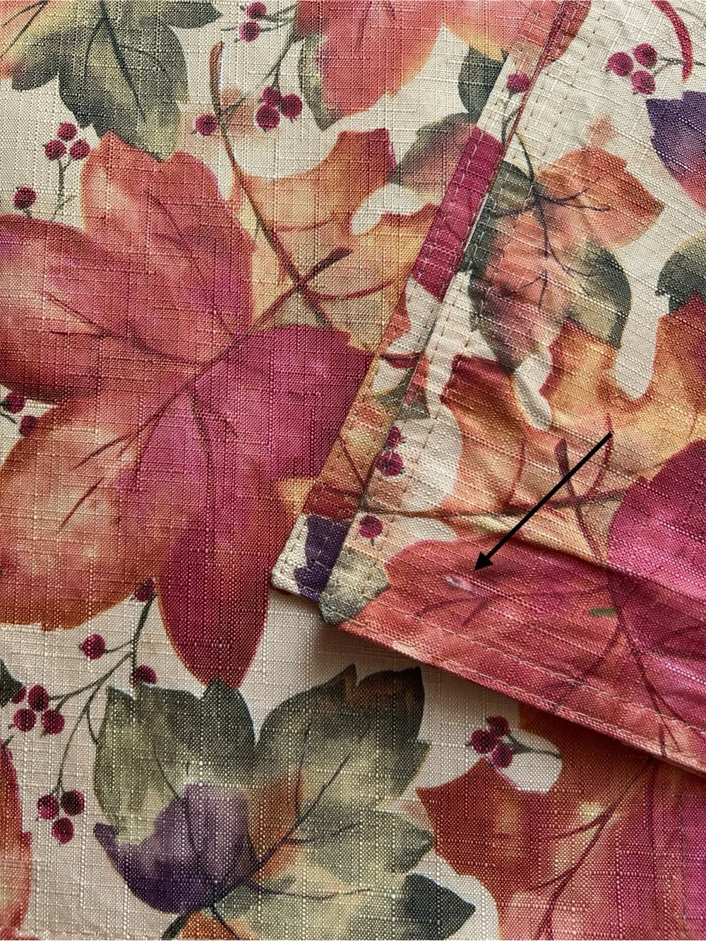 Set of 6 Fall Leaf Placemats 13x19 Thanksgiving Autumn Table Decor